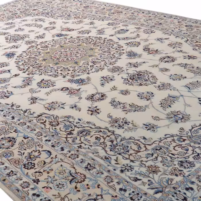 فرش دستبافت شش ونیم متری مدل نایین کد 997