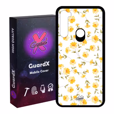 کاور گارد ایکس طرح گل مدل Glass10415 مناسب برای گوشی موبایل شیائومی Redmi Note 8