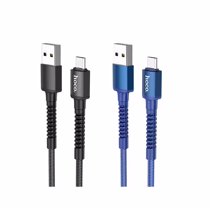 کابل تبدیل USB به MICROUSB هوکو مدل X71 ANTI BENDING طول 1 متر