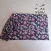 سرویس ملحفه مدل کشدار ni06007 طرح گلبارون کد 180 دو نفره سه تکه