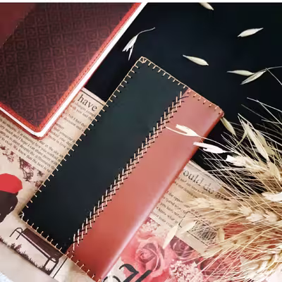 کیف پول مدل دستدوز لاکچری کد you_0GH0