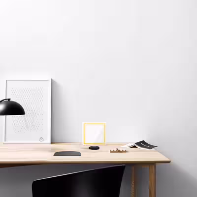 چراغ رومیزی مدل ریموت دار SQUARE-GL_YL-GLASS