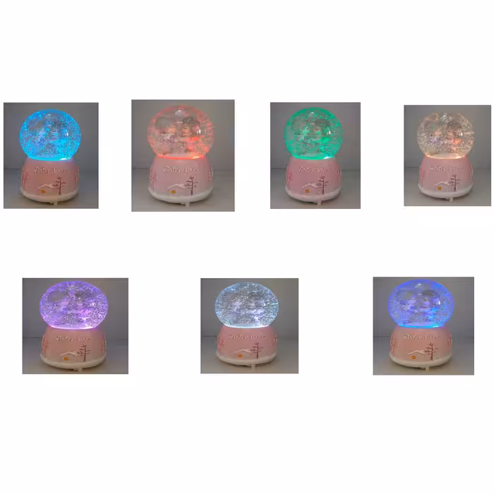 گوی موزیکال مدل پمپی طرح دختر و پسر عاشق