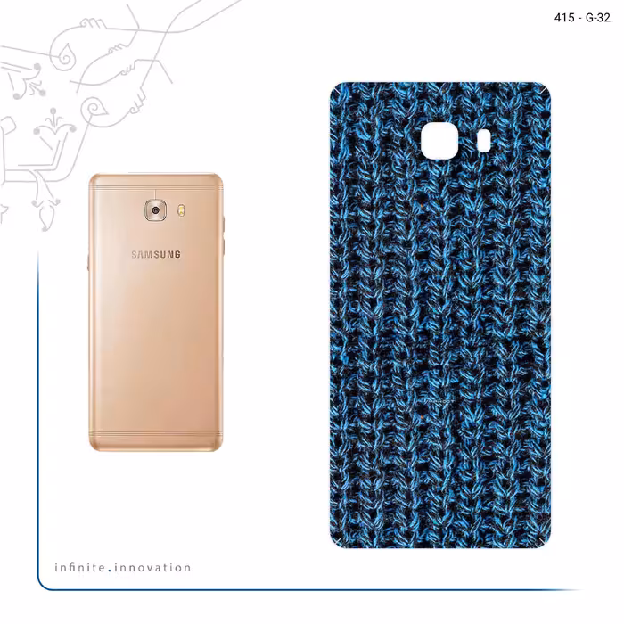 برچسب پوششی ماهوت مدل Fabric Texture 2 مناسب برای گوشی موبایل سامسونگ Galaxy C9 Pro