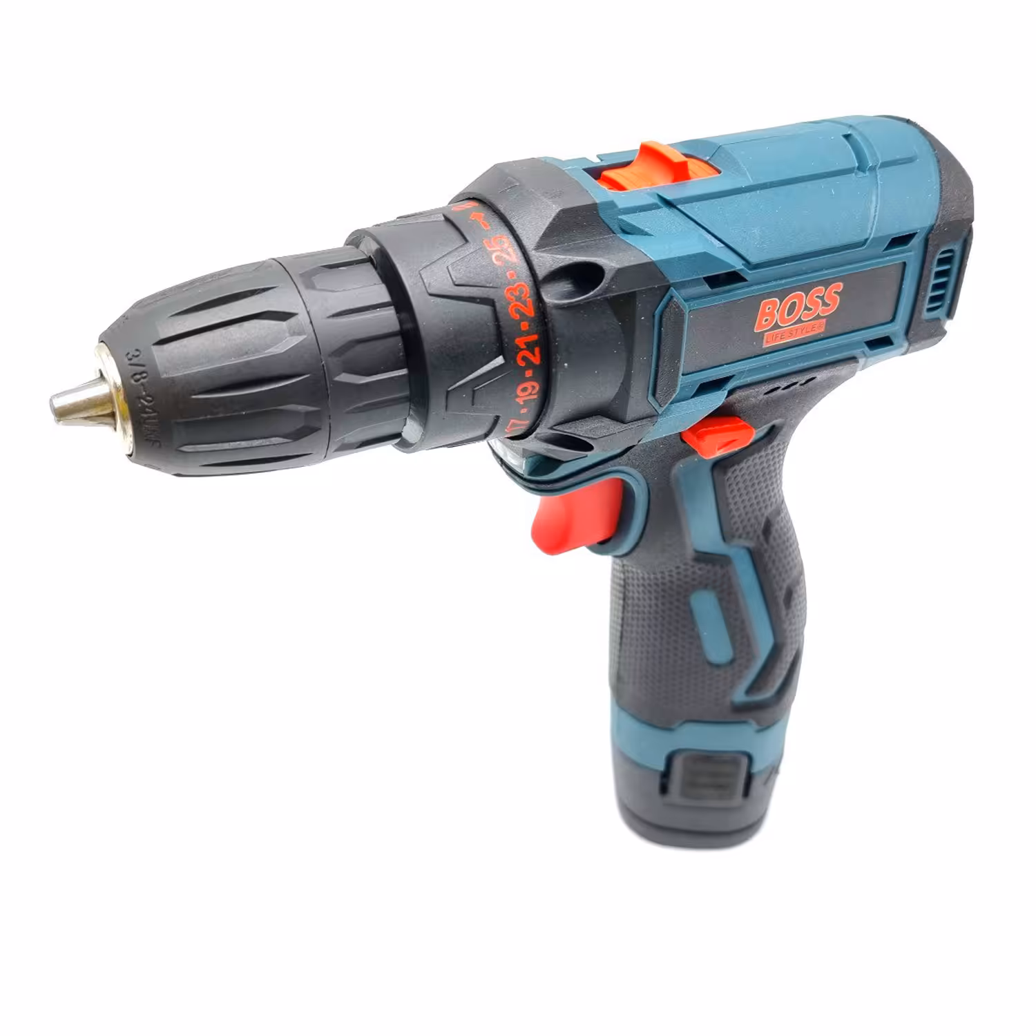 مجموعه 28 عددی دریل پیچ گوشتی شارژی صنعتی باس مدل Cordles drill 18v
