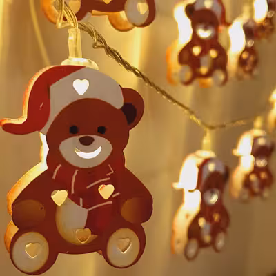 ریسه ال ای دی طرح خرس فلزی کد MD-101 طول 3.5 متر