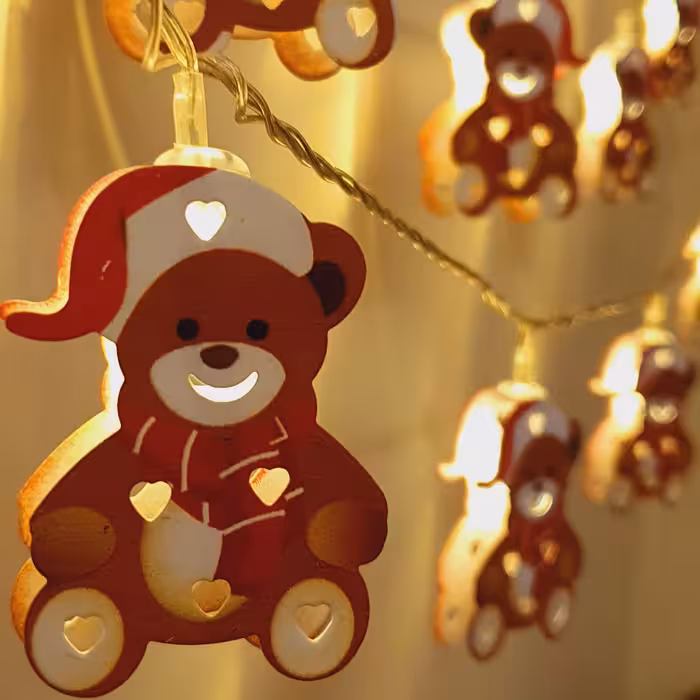 ریسه ال ای دی طرح خرس فلزی کد MD-101 طول 3.5 متر