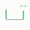 چراغ ایمنی موتور سیکلت مدل SMDGR