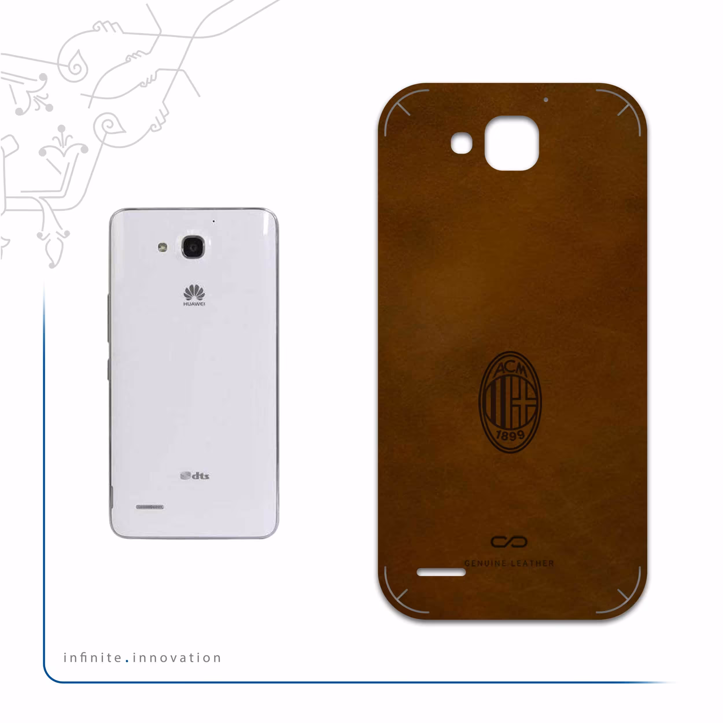 برچسب پوششی ماهوت مدل BFL-ACMLN مناسب برای گوشی موبایل آنر 3X G750