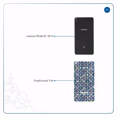 برچسب پوششی ماهوت مدل Iran-Tile1 مناسب برای تبلت لنوو Phab B1 2015