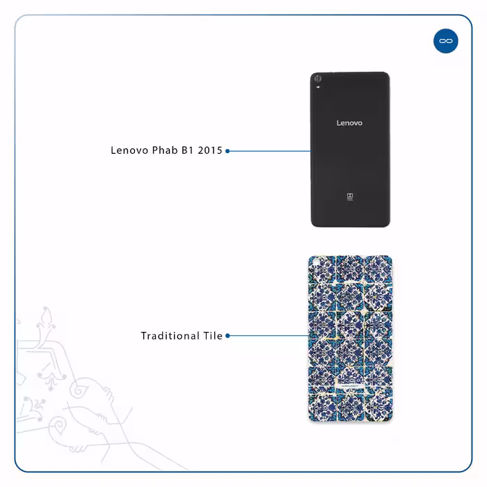 برچسب پوششی ماهوت مدل Iran-Tile1 مناسب برای تبلت لنوو Phab B1 2015