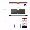 برچسب پوششی ماهوت مدل Glossy-Brown-Fiber مناسب برای تبلت اپل iPad Pro 12.9 (GEN 3) 2018 A1983