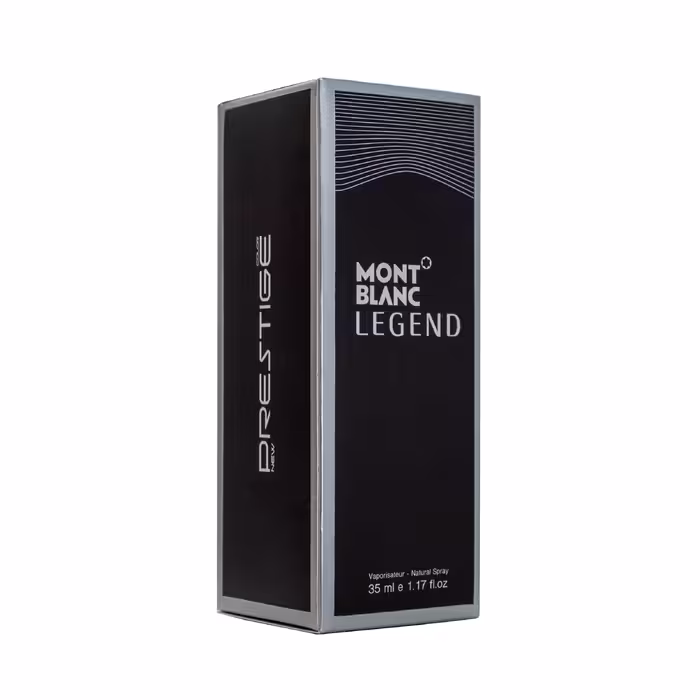 عطر جیبی مردانه  نیو پرستیژ کالر مدل Mont Blanc Legend حجم 35 میلی لیتر