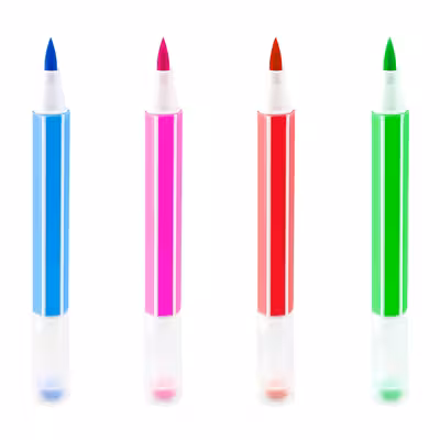 ماژیک رنگ آمیزی مدل مهر دار بسته 12 عددی