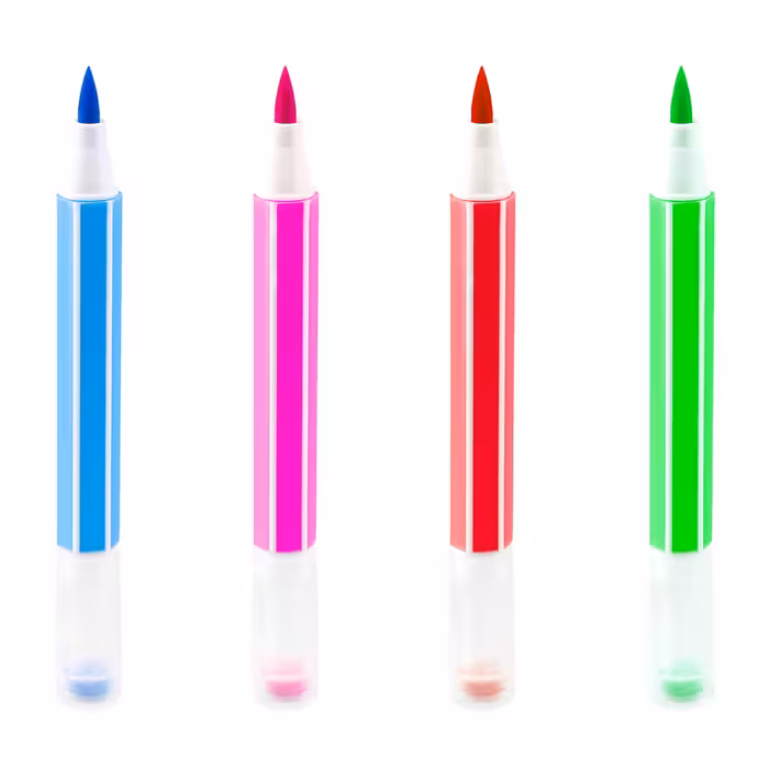 ماژیک رنگ آمیزی مدل مهر دار بسته 12 عددی