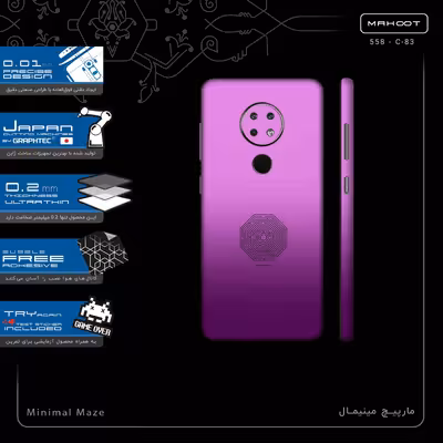 برچسب پوششی ماهوت مدل Minimal Maze-FullSkin مناسب برای گوشی موبایل نوکیا 7.2