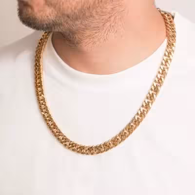 زنجیر کارتیر مردانه استیل 316( جراحی اصل) ترکیب اصالت و زیبایی..