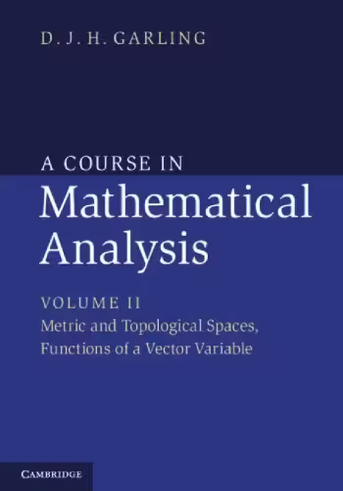خرید و دانلود نسخه کامل کتاب A Course in Mathematical Analysis, vol. 2: Metric and Topological Spaces, Functions of a Vector Variable