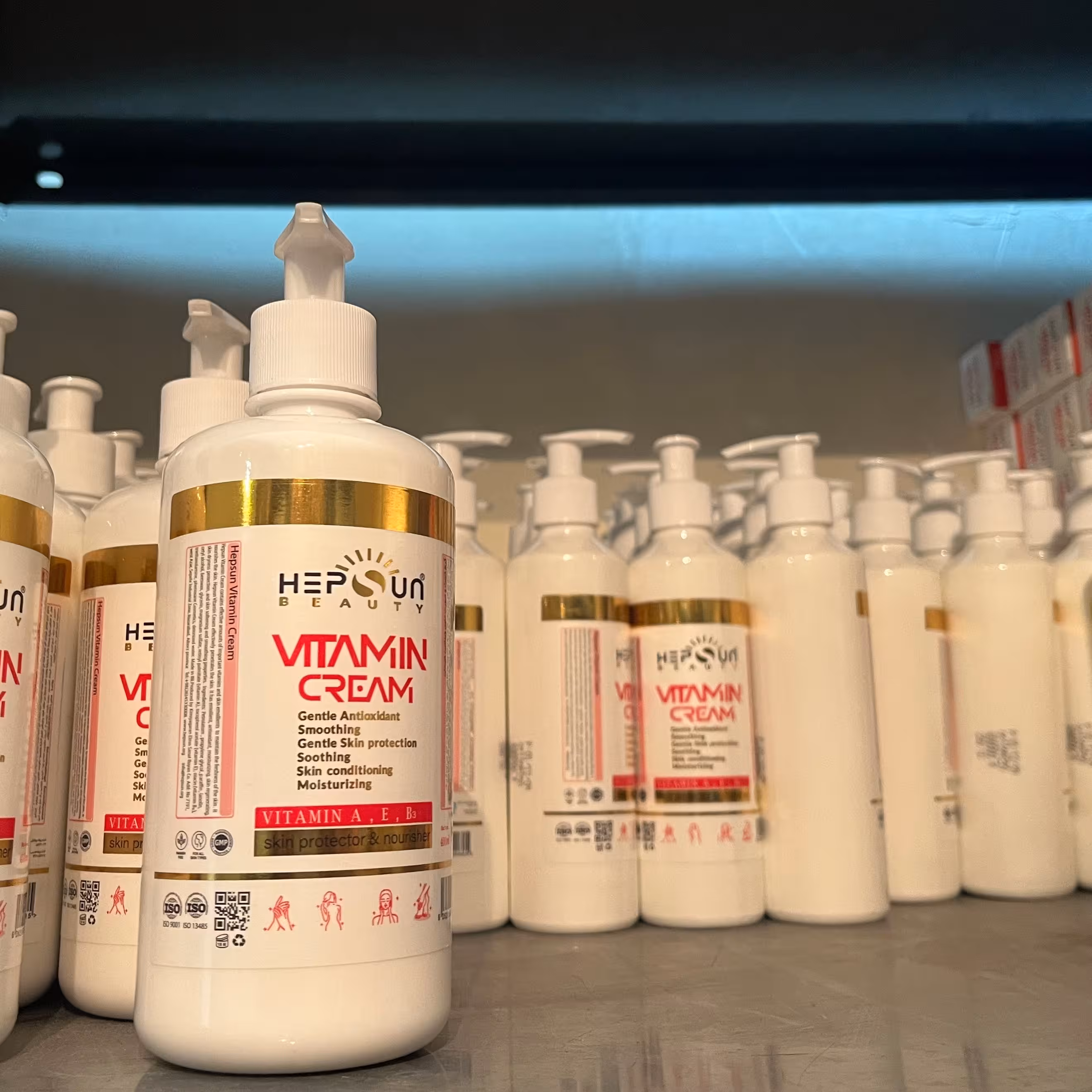 کرم ویتامینه پمپی برند هپسان 250 میل