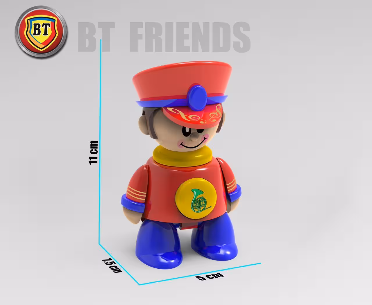 آدمک شیپور زن بتی فرند BtFriends طرح تولو tolo