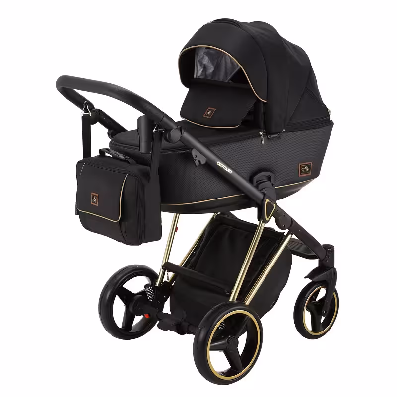 ست کالسکه مشکی 4 تکه آدامکس ADAMEX مدل CRISTIANO 407