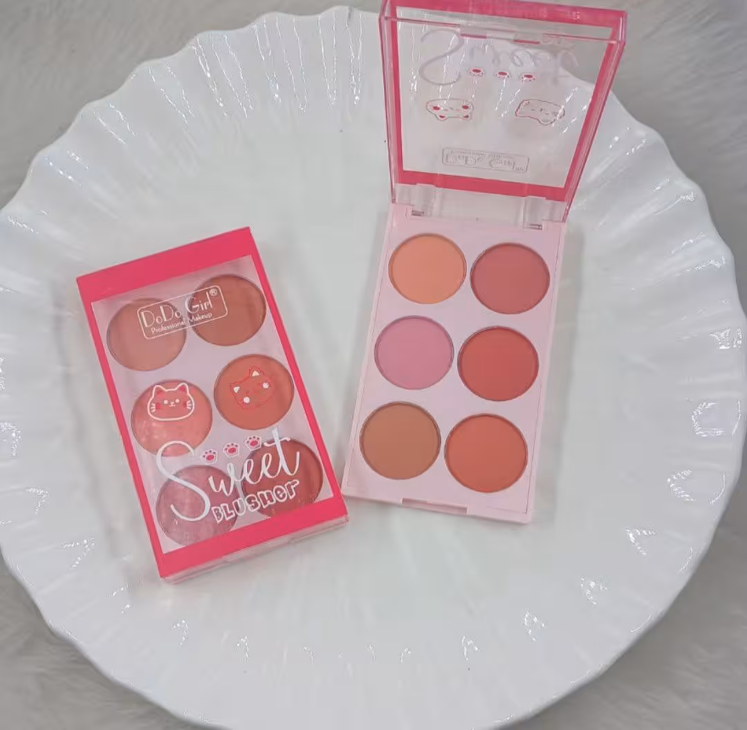 رژ گونه شش رنگ دودوگرل