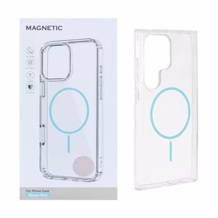قاب اورجینال Magnetic دور ژله ای MagSafe گوشی سامسونگ Galaxy S24 Ultra