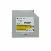 درایو نوری DVD رایتر لپ تاپ H.L مدل Superslim SATA با ضخامت 9.5 میلی‌متر