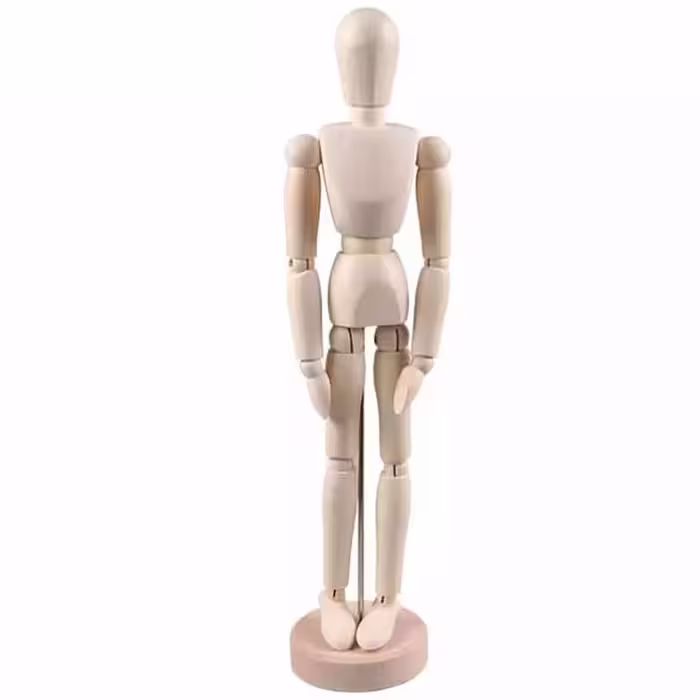 دکوری فانتزی چوبی رومیزی طرح آدمک G-MM5.5/8/12