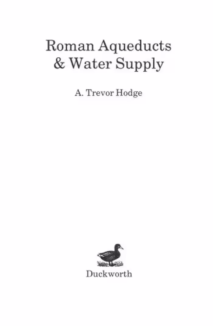 خرید و دانلود نسخه کامل کتاب Roman Aqueducts And Water Supply