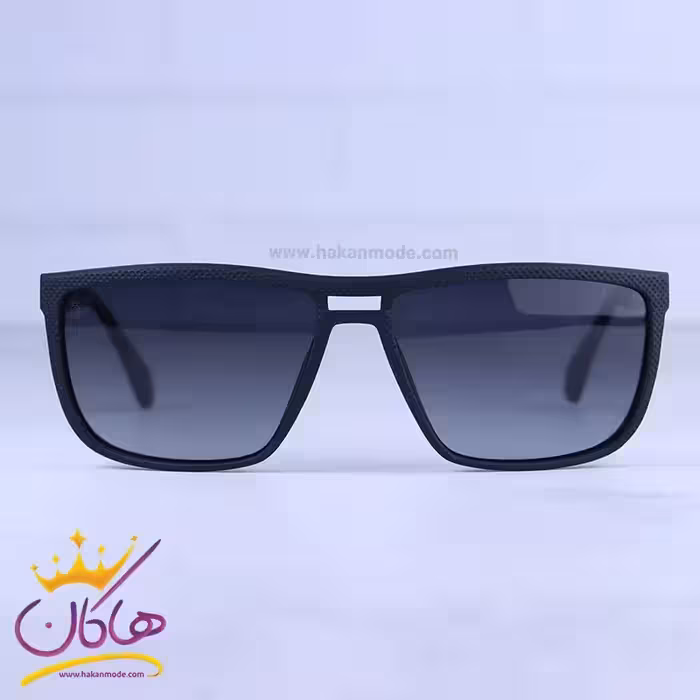عینک آفتابی مردانه مورل فریم مستطیل مشکی 10063/1