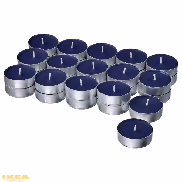 شمع وارمری معطر 30تایی مدل KOPPARLÖNN | برند ایکیا | ارسال 15 الی 20 روز کاری