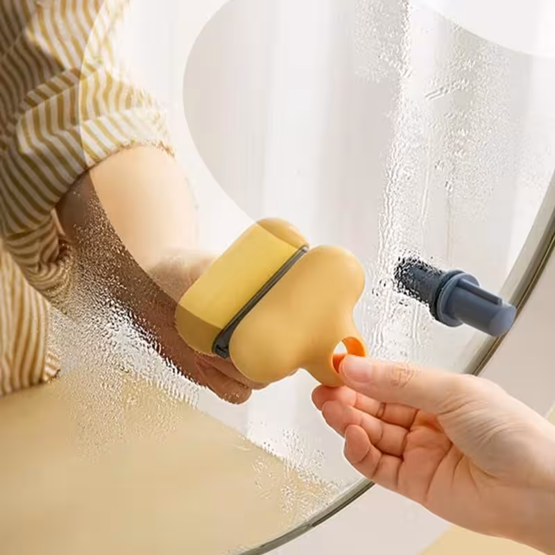 فرچه تمیزکردن بخار آینه حمام و دستشویی سیلیکونی