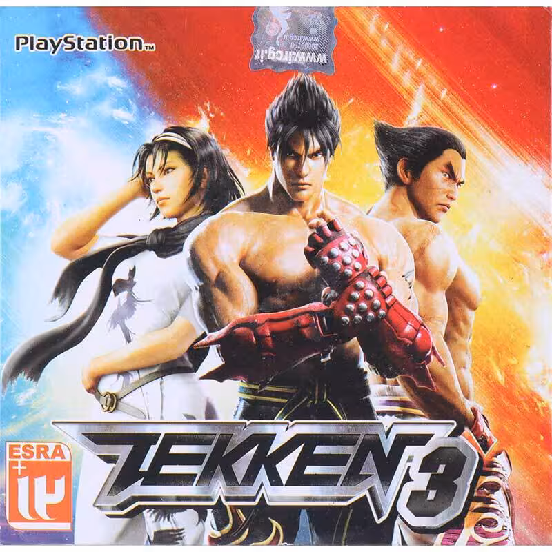بازی Tekken 3 لوح زرین مناسب برای PS1