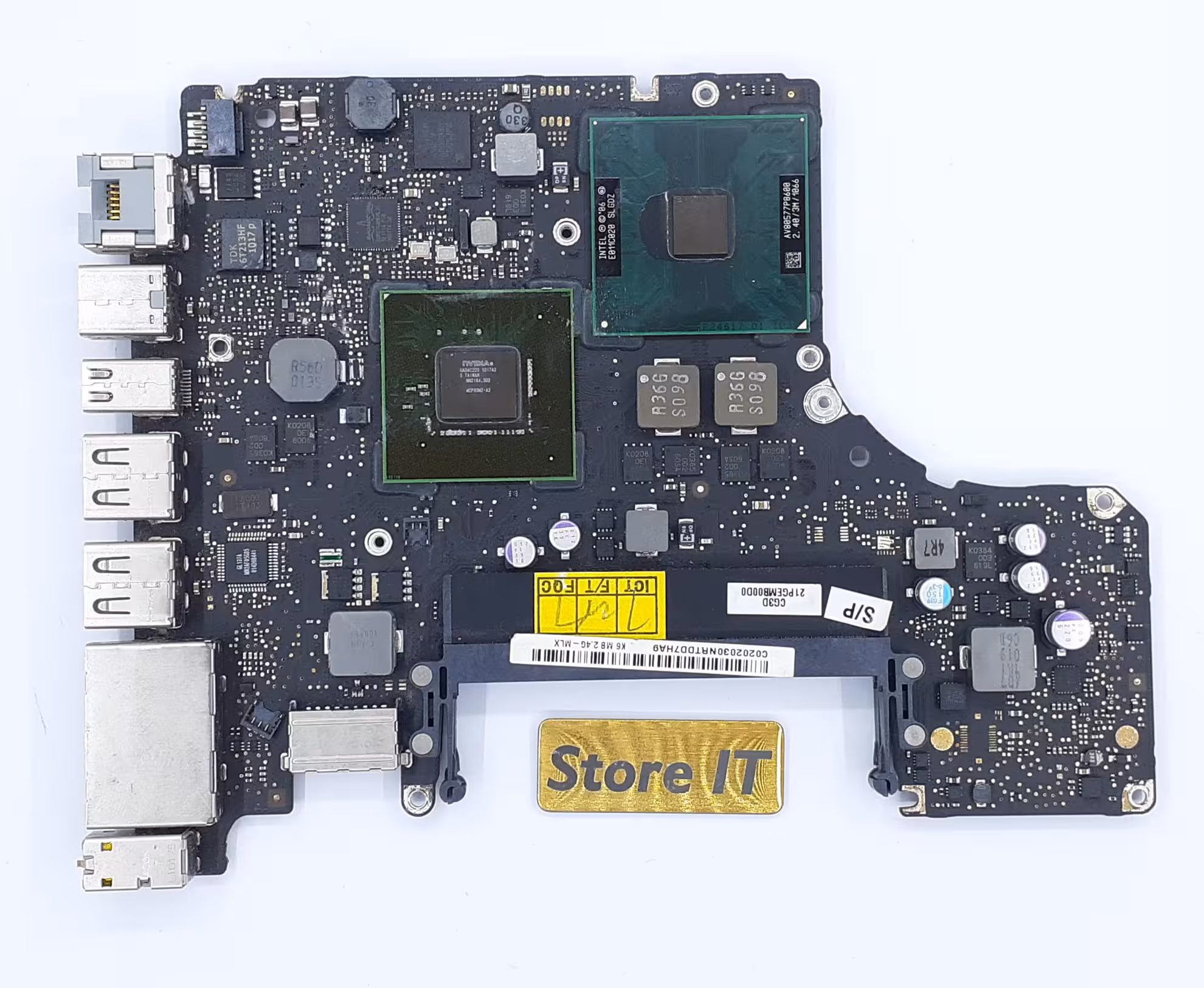 مادربرد لپ تاپ اپل Macbook Pro 13" A1278 | پردازنده Core 2 Duo P8600 | گرافیکدار