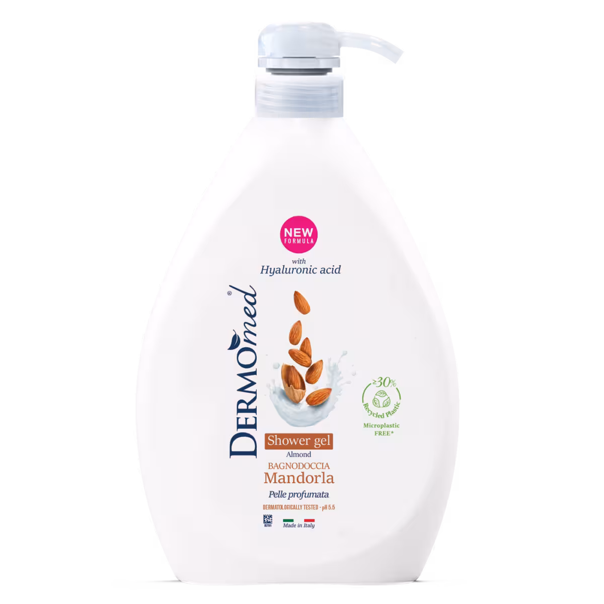 شامپوی بدن درمومد Dermomed با رایحه بادام Almond حجم 1 لیتری