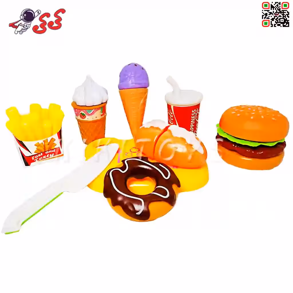 ست ساندویچ سوسیس و بستنی اسباب بازی 688B