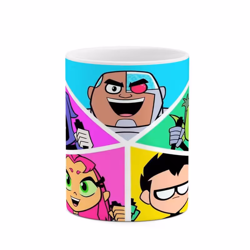 ماگ چیتوکالا مدل کارتون Teen Titans Go! کد mgh23371