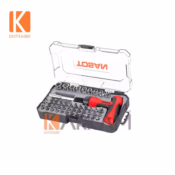 ست پيچگوشتی و بکس 47 عددی T814-S47 توسن