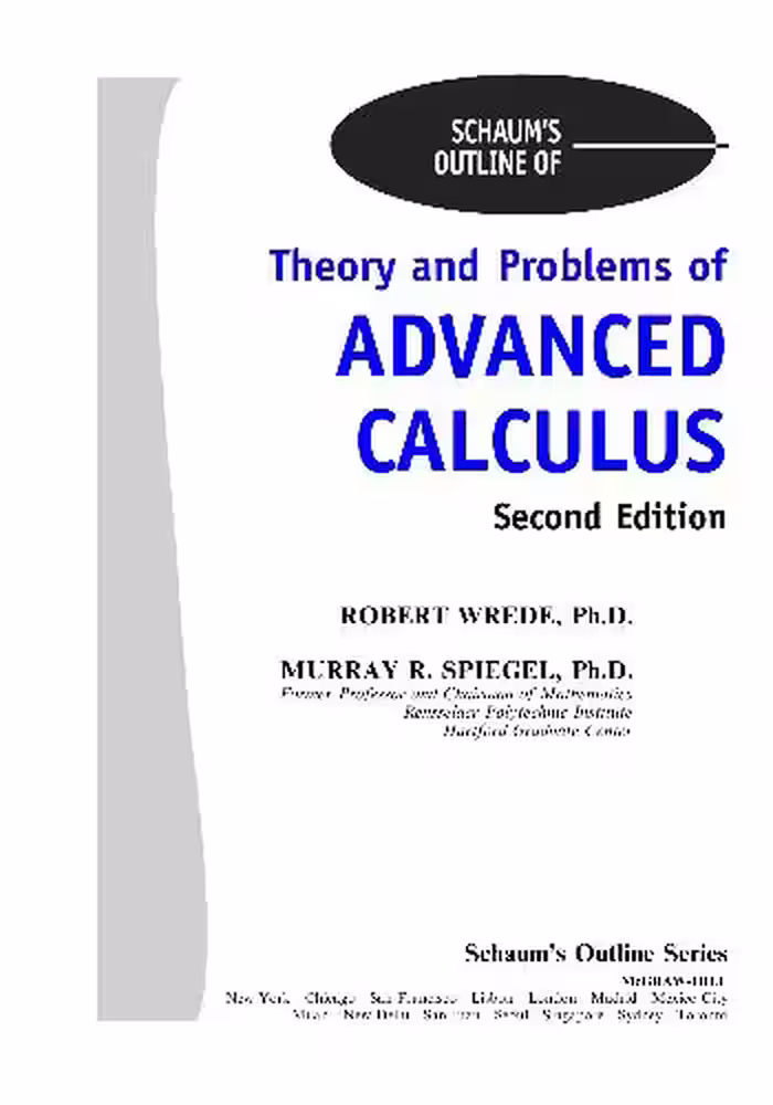 خرید و دانلود نسخه کامل کتاب Schaum s Outlines - Advanced Calculus