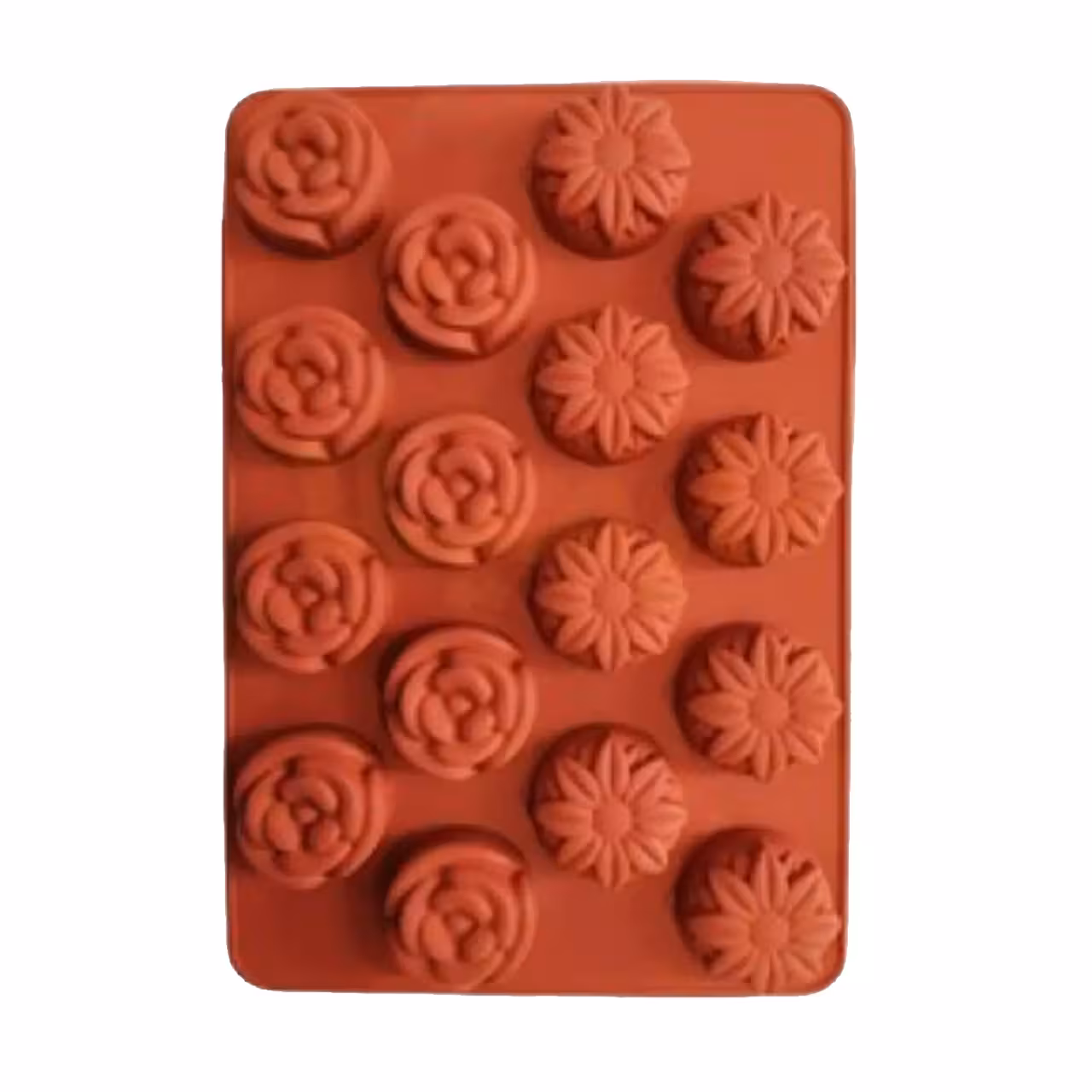 قالب سیلیکون حلوایی‌ طرح گل