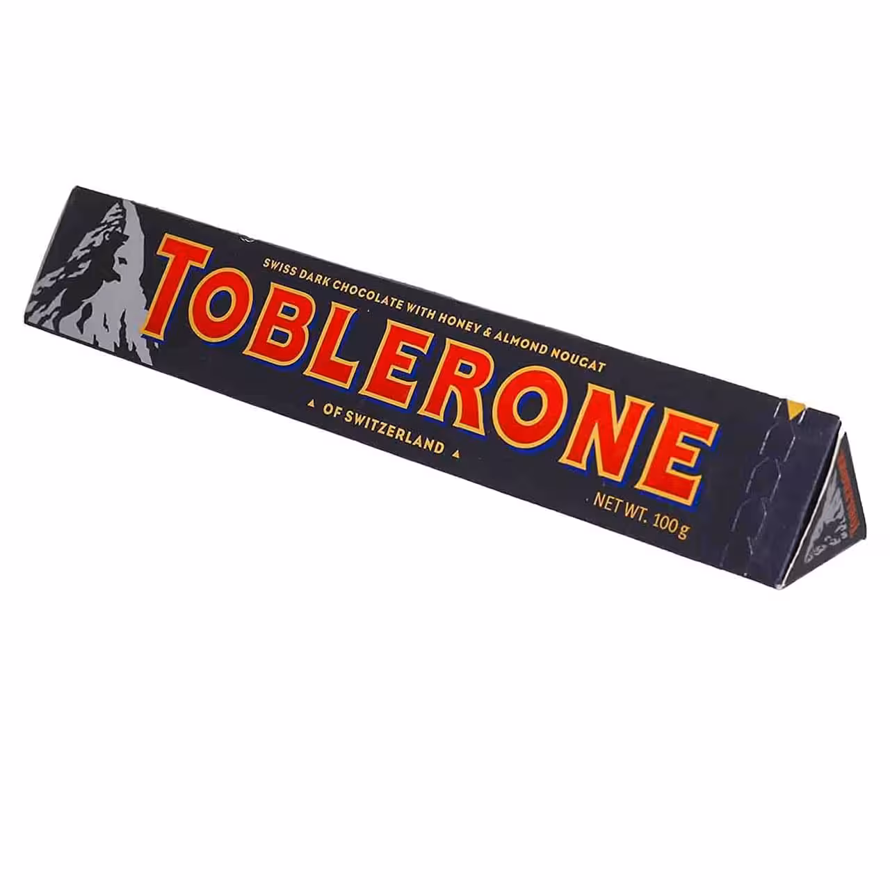 شکلات تلخ با مغز عسل و نوقای بادام Toblerone تابلرون – 100 گرم