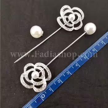 سنجاق روسری لبنانی نقره ای