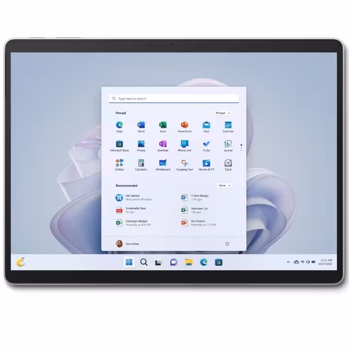 تبلت مایکروسافت مدل Surface Pro 9-i7 ظرفیت 256 گیگابایت و رم 16 گیگابایت