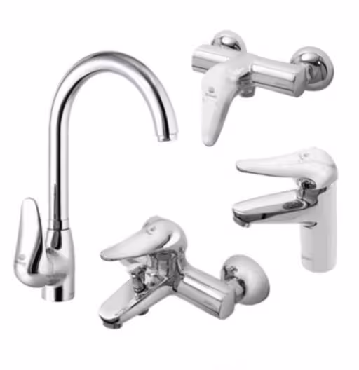 ست شیرالات شیبه مدل آفتاب کروم(ارسال رایگان)