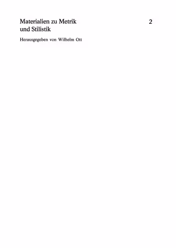 خرید و دانلود نسخه کامل کتاب Metrische Analysen zu Vergil Aeneis Buch I