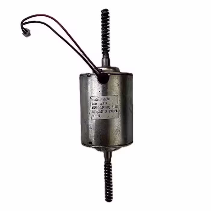 موتور دو سر شفت 12 ولت DC (DLJ3420D012 W185)