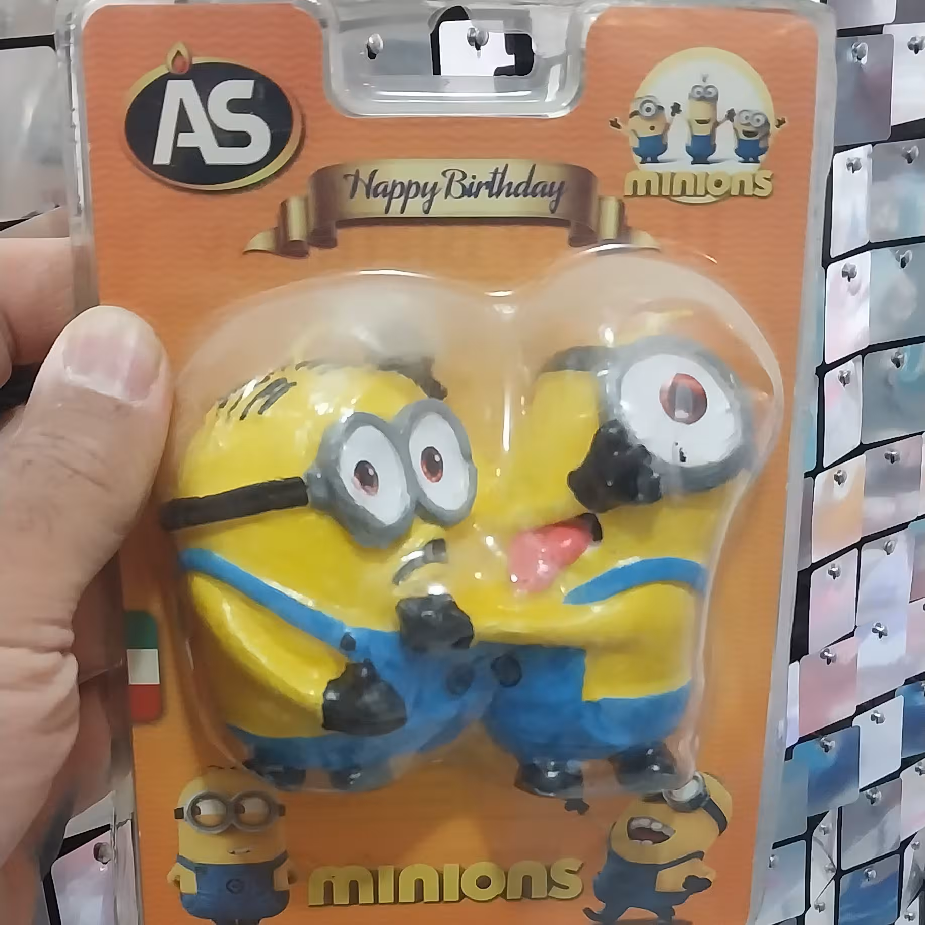 شمع تم تولد مینیون تمام پارافین