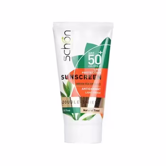ضد آفتاب دابل شیلد فاقد چربی spf50 حجم 50 ميل برند شون