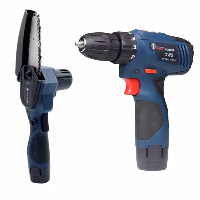 مجموعه دو عددی کیت دریل و اره شارژی ایزی پاور مدل EP14SD